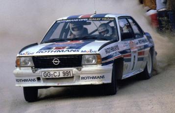 Henri Toivonen - Fred Gallagher (Opel Ascona 400). Rallye Sanremo 1982 (Turini)